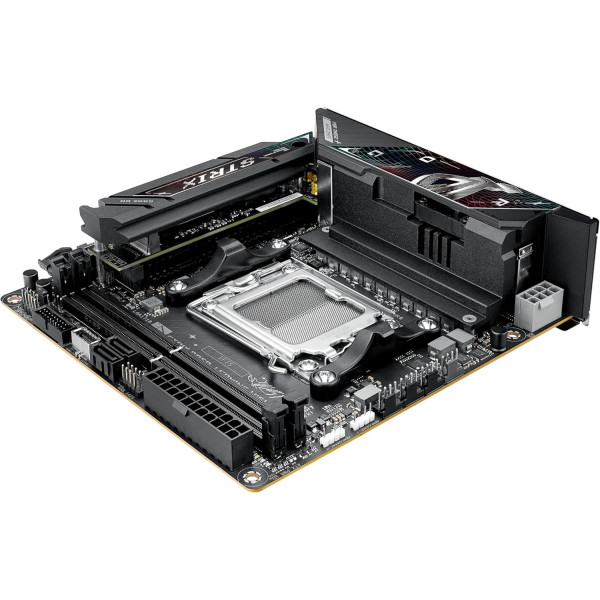 مذر بورد أسوس ROG STRIX B850-I GAMING WIFI - مقبس AM5 - تدعم DDR5 - واي فاي 7 - بلوتوث 5.4 - حجم Mini-ITX ITX مذر بورد أسوس ROG STRIX B850-I GAMING WIFI - مقبس AM5 - تدعم DDR5 - واي فاي 7 - بلوتوث 5.4 - حجم Mini-ITX ITX