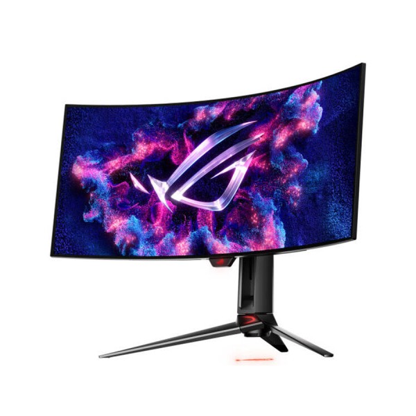 شاشة العاب احترافية ASUS ROG Swift PG34WCDM, مقاس 34 بوصة WOLED,  دقة UWQHD (3440×1440), معدل تحديث 240Hz , زمن استجابة 0.03ms, دعم NVIDIA G-SYNC, منفذ USB-C ب 90W  - أسود