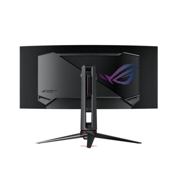 شاشة العاب احترافية ASUS ROG Swift PG34WCDM, مقاس 34 بوصة WOLED,  دقة UWQHD (3440×1440), معدل تحديث 240Hz , زمن استجابة 0.03ms, دعم NVIDIA G-SYNC, منفذ USB-C ب 90W  - أسود