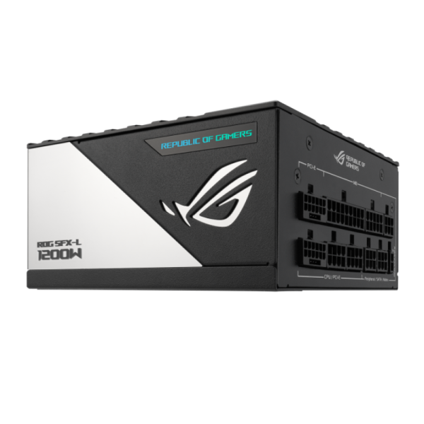 مزود طاقة ASUS ROG Loki 1200 واط – تصميم مدمج SFX-L، كفاءة 80 Plus Platinum، كامل التوصيل، دعم ATX 3.0 وPCIe 5.0 مع إضاءة AURA Sync RGB 