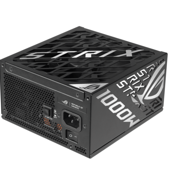 مزود طاقة ASUS ROG Strix 1000 واط – كامل التوصيل كفاءة 80 Plus Platinum ATX 3.1 اللون الأسود مزود طاقة ASUS ROG Strix 1000 واط – كامل التوصيل كفاءة 80 Plus Platinum ATX 3.1 اللون الأسود