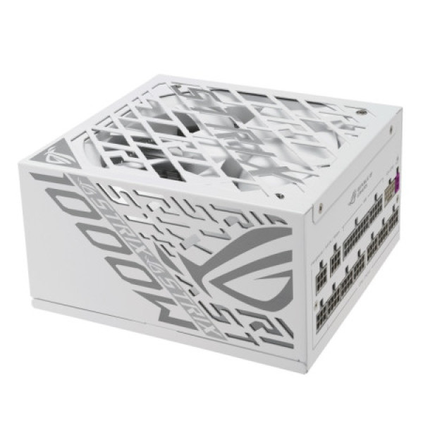 Power Supply ASUS ROG Strix 1000W Platinum White Edition – High-Efficiency Fully Modular  with ATX 3.1 & PCIe 5.0 Support
