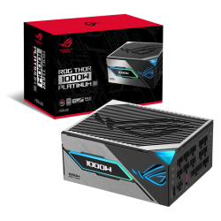 ASUS  ROG THOR 1000W PLATINUM III Fully Mod  POWER SUPPLY 80+ Platinum ATX 3.1 Magnetic OLED Display 