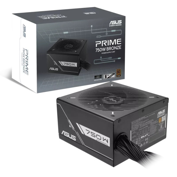 باور سبلاي ASUS PRIME 750B BLACK بقدرة 750W Bronze تصميم ATX كفاءة 80 Plus Bronze باور سبلاي ASUS PRIME 750B BLACK بقدرة 750W Bronze تصميم ATX كفاءة 80 Plus Bronze