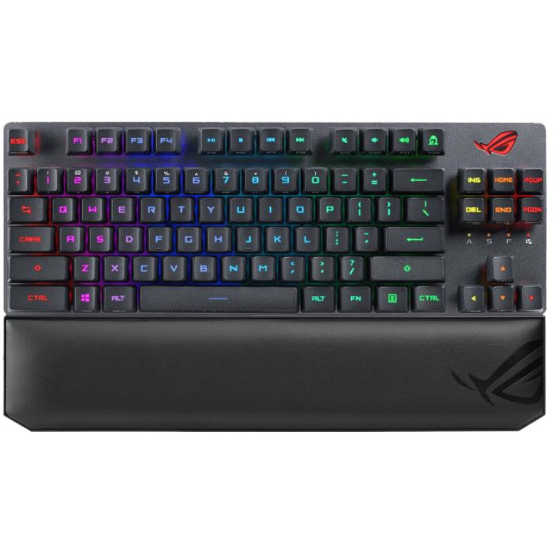 ASUS ROG STRIX SCOPE RX TKL WIRELESS DELUXE MECHANICAL GAMING KEYBOARD ARABIC - RED SWITCHES