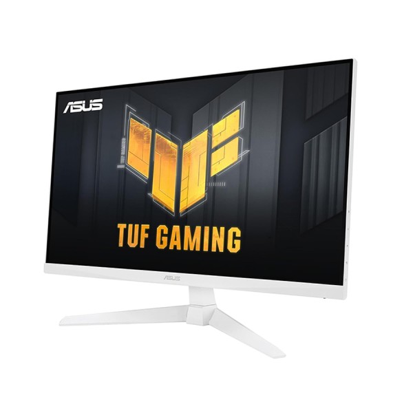شاشة العاب احترافية ASUS TUF Gaming VG249Q3A-W, مقاس 24 بوصة FHD Fast-IPS, معدل تحديث 180 هرتز,  زمن استجابة 1 مل/ثا, سبيكر - أبيض