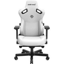 AndaSeat Kaiser 3 XL Ergonomic Gaming Chair - Premium PVC Leather, Cloudy White