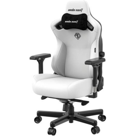 كرسي ألعاب أندا سيت كايسر 3 XL - جلد PVC فاخر، أبيض غائم كرسي ألعاب أندا سيت كايسر 3 XL - جلد PVC فاخر، أبيض غائم