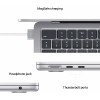 Apple 13.6 MacBook Air 2022 - M2 - 256GB -Silver  - ماك بوك اير