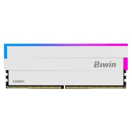 BIWIN DW100 DDR5 32GB (2x16GB) 6000MHz – ذاكرة عالية الأداء لأجهزة الكمبيوتر المكتبي - أبيض