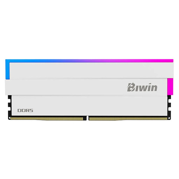 Desktop Memory BIWIN DW100 DDR5 32GB (2x16GB) 6000MHz – High-Performance - WHITE Desktop Memory BIWIN DW100 DDR5 32GB (2x16GB) 6000MHz – High-Performance - WHITE