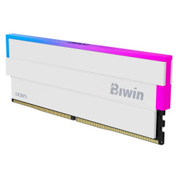 BIWIN DW100 DDR5 32GB (2x16GB) 6000MHz – ذاكرة عالية الأداء لأجهزة الكمبيوتر المكتبي - أبيض BIWIN DW100 DDR5 32GB (2x16GB) 6000MHz – ذاكرة عالية الأداء لأجهزة الكمبيوتر المكتبي - أبيض