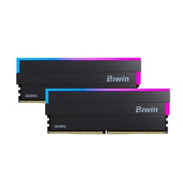 ذاكرة مكتبية Biwin Opal DW100 RGB , سعة 32GB (2X16GB), سرعة 6000 ميجاهرتز DDR5, التوقيت CL28, إضاءة ARGB, متوافقة مع XMP و EXPO - أسود
