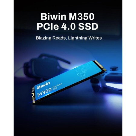 BIWIN M350 2TB M.2 NVMe PCIe 4.0 SSD - Up to 6000MB/s Read BIWIN M350 2TB M.2 NVMe PCIe 4.0 SSD - Up to 6000MB/s Read