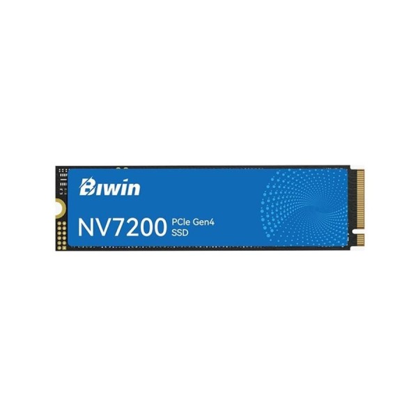 وحدة تخزين داخلية BIWIN NV7200, سعة تخزين 2TB, تصميم   PCIe Gen4 x4 M.2 2280, سرعة قراءة تصل إلى 7200MB/s, دعم تقنية HMB, دعم تصحيح الأخطاء LDPC & ECC
