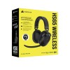 سماعة ألعاب لاسلكية Corsair HS65 Wireless Gaming Headset، مزودة بصوت محيطي Dolby Audio 7.1، وميكروفون متعدد الاتجاهات، مع عناصر تحكم مدمجة على السماعة – اسود