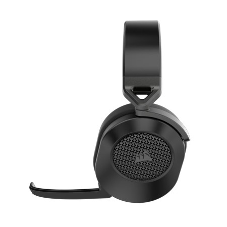 سماعة ألعاب لاسلكية Corsair HS65 Wireless Gaming Headset، مزودة بصوت محيطي Dolby Audio 7.1، وميكروفون متعدد الاتجاهات، مع عناصر تحكم مدمجة على السماعة – اسود سماعة ألعاب لاسلكية Corsair HS65 Wireless Gaming Headset، مزودة بصوت محيطي Dolby Audio 7.1، وميكروفون متعدد الاتجاهات، مع عناصر تحكم مدمجة على السماعة – اسود