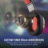Gaming Headset wired Corsair HS35 V2 ,50mm neodymium audio drivers ,Flexible unidirectional microphone ,On-ear controls - Black