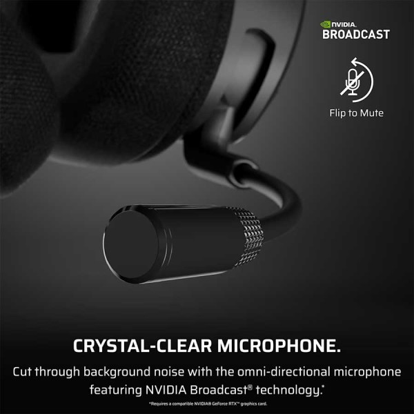 سماعة رأس للألعاب لاسلكية احترافية Corsair VOID Wireless V2، صوت قوي وغامر، تصميم مريح مناسب للاستخدام الطويل، تصميم أنيق – اسود