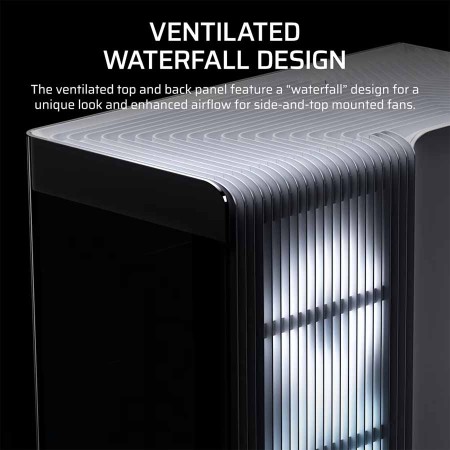 Corsair 4500X RS-R ARGB Case - Panoramic Glass - InfiniRail - White Corsair 4500X RS-R ARGB Case - Panoramic Glass - InfiniRail - White