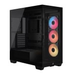 صندوق احترافي  Corsair 3500X RS‑R ARGB، زجاج مقسّى بانورامي، 3 مراوح RS-R ARGB مثبتة مسبقًا، الهيكل من الفولاذ – hs,]