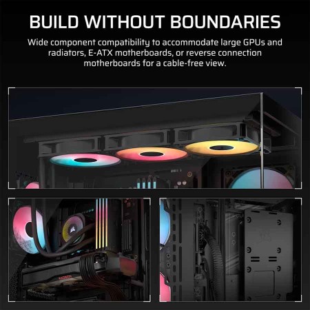 Corsair 3500X RS-R ARGB Case - Panoramic Glass - 3x ARGB Fans - Black Corsair 3500X RS-R ARGB Case - Panoramic Glass - 3x ARGB Fans - Black