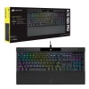 لوحة مفاتيح ألعاب ميكانيكية احترافية CORSAIR K70 RGB PRO، إضاءة RGB ، تقنية AXON Hyper-Processing لمعالجة فائقة السرعة، مفاتيح CHERRY® MX Silent Red - اسود
