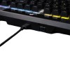 لوحة مفاتيح ألعاب ميكانيكية احترافية CORSAIR K70 RGB PRO، إضاءة RGB ، تقنية AXON Hyper-Processing لمعالجة فائقة السرعة، مفاتيح CHERRY® MX Silent Red - اسود
