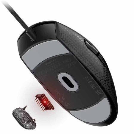 Wired Gaming Mouse CORSAiR M55 ,up to 16,000 DPI ,up to 60 million clicks ,DPI toggle button with multiple preset levels - Black