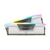 MEMORY CORSAIR VENGEANCE RGB, 32GB (2×16GB), 6400MHz DDR5, CL36, Supports Intel XMP 3.0, iCUE software - WHITE MEMORY CORSAIR VENGEANCE RGB, 32GB (2×16GB), 6400MHz DDR5, CL36, Supports Intel XMP 3.0, iCUE software - WHITE
