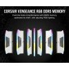 MEMORY CORSAIR VENGEANCE RGB, 32GB (2×16GB), 6400MHz DDR5, CL36, Supports Intel XMP 3.0, iCUE software - WHITE MEMORY CORSAIR VENGEANCE RGB, 32GB (2×16GB), 6400MHz DDR5, CL36, Supports Intel XMP 3.0, iCUE software - WHITE
