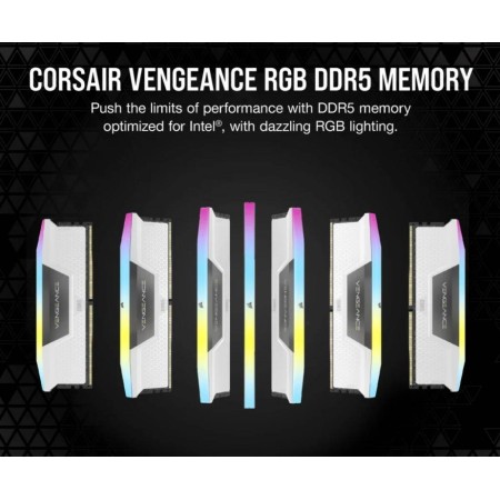 Corsair Vengeance RGB 32GB (2x16GB) DDR5 6400MHz CL36 - White