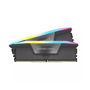 MEMORY DESKTOP CORSAIR VENGEANCE RGB 32GB (2X16GB) DDR5 6400MHz, CL36, Support Intel XMP 3.0 and AMD EXPO - BLACK