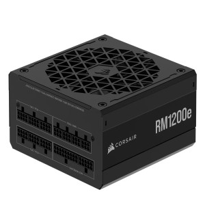 Power Supply Corsair RM1200e ,1200W continuous power output , Zero RPM Fan Mode ,Fully mod ,ATX 3.1 compatibility -Black