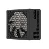 مزود طافة CORSAIR RM850x, قدرة 850 واط, شهادة كفاءة 80+ Gold, تصميم كامل قابل للفصل لتسهيل إدارة الكابلات, دعم معيار ATX 3.1, مروحة 135 مم بنظام Rifle Bearing - أسود