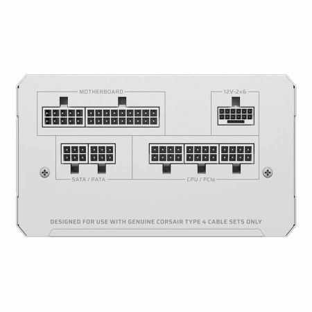 Power Supply CORSAIR RMe Series RM750e ,750W continuous power output ,Fully mod ,ATX 3.1 ,Zero RPM fan mode -White