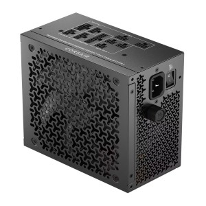 مزود طاقة CORSAIR RM750x SHIFT 750W Fully Modular Power Supply بتصميم Fully Mod،مع كفاءة 80 PLUS Gold، ويتميز بتصميم توصيل جانبي SHIFT لسهولة إدارة الكابلات - اسود