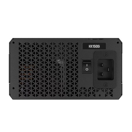 Power Supply Corsair HX1500i 1500W Fully Modular ,80 PLUS Platinum certification ,140mm cooling fan ,Zero RPM Mode ,12V-2x6 / PCIe 5 cable - Black