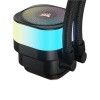 مبرد معالج سائل Corsair iCUE LINK TITAN 420 RX RGB 420mm AIO، ثلاث مراوح RX140 RGB، نظام iCUE LINK، مضخة ثلاثية الطور – اسود