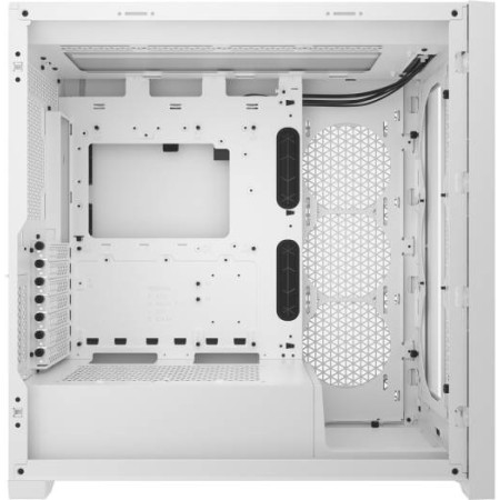كيس كورسير 5000D Core Airflow - تبريد عالي - واجهة شبكية - أبيض