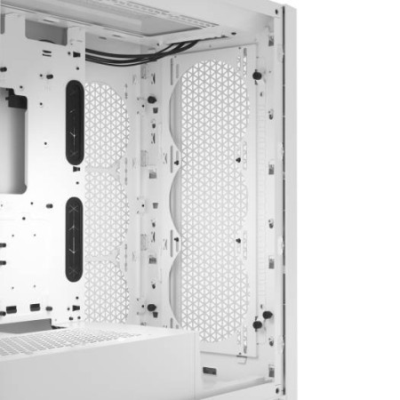 كيس كورسير 5000D Core Airflow - تبريد عالي - واجهة شبكية - أبيض