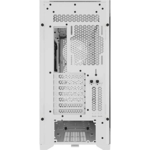 Corsair 5000D Core Airflow Mid-Tower ATX, High-Airflow Front Panel, Tempered Glass Case Windows - White Corsair 5000D Core Airflow Mid-Tower ATX, High-Airflow Front Panel, Tempered Glass Case Windows - White