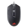 فأرة العاب سلكية Corsair Katar Gaming Mouse, مستشعر بصري عالي الدقة يصل إلى 8000 DPI, وزن 85 جرام, معدل استجابة 1000Hz, مع 4 أوزار قابلة للبرمجة - أسود