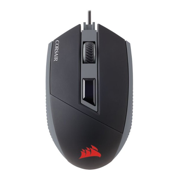 فأرة العاب سلكية Corsair Katar Gaming Mouse, مستشعر بصري عالي الدقة يصل إلى 8000 DPI, وزن 85 جرام, معدل استجابة 1000Hz, مع 4 أوزار قابلة للبرمجة - أسود