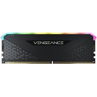 CORSAIR VENGEANCE RGB RS DDR4 16GB ( 1X16GB ) 3600MHz DESKTOP - BLACK - كورسير فنجينس أر أس رامات