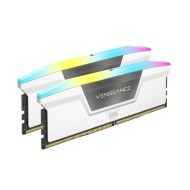 CORSAIR VENGEANCE RGB DDR5 RAM 32GB ( 2X16GB ) 6000MHz DESKTOP -WHITE
