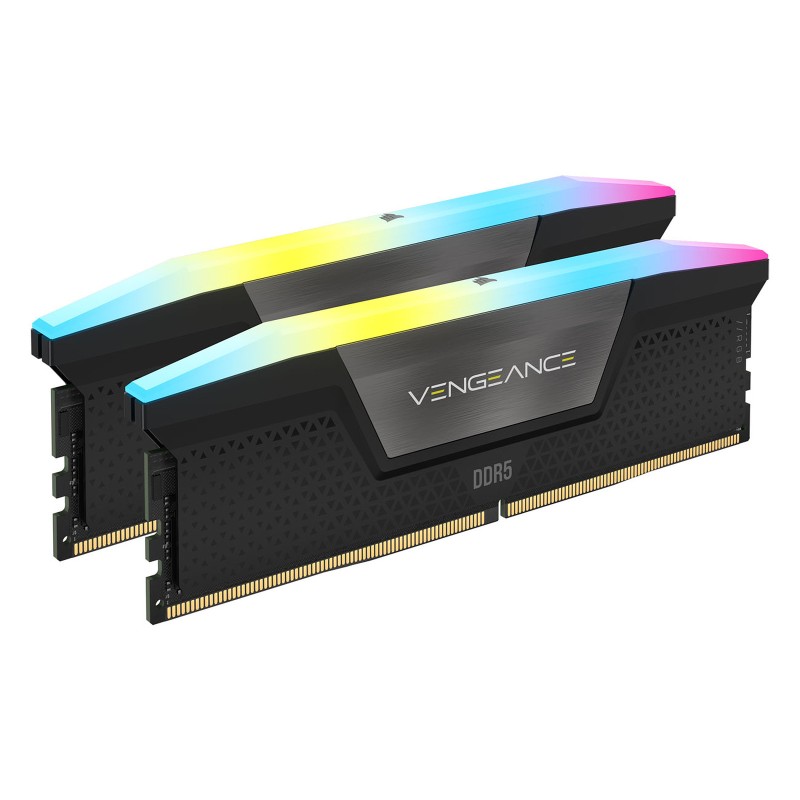 CORSAIR VENGEANCE RGB DDR5 64GB ( 2X32GB ) 6000MHz DESKTOP - BLACK
