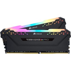 CORSAIR VENGEANCE RGB PRO DDR4 RAM 64GB ( 2X32GB ) 3200MHz DESKTOP - BLACK - رامات كورسير فينجنس مضيئة