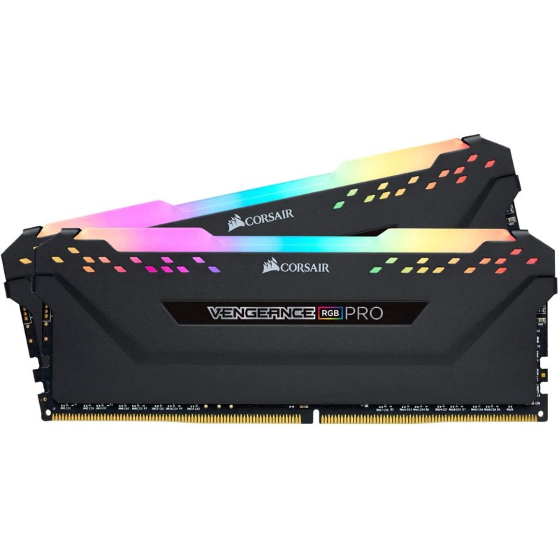 CORSAIR VENGEANCE RGB PRO DDR4 RAM 16GB ( 2X8GB ) 3600MHz DESKTOP -BLACK