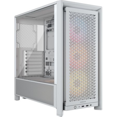 Corsair 4000D RS ARGB Mid-Tower ATX Gaming Case - White Corsair 4000D RS ARGB Mid-Tower ATX Gaming Case - White